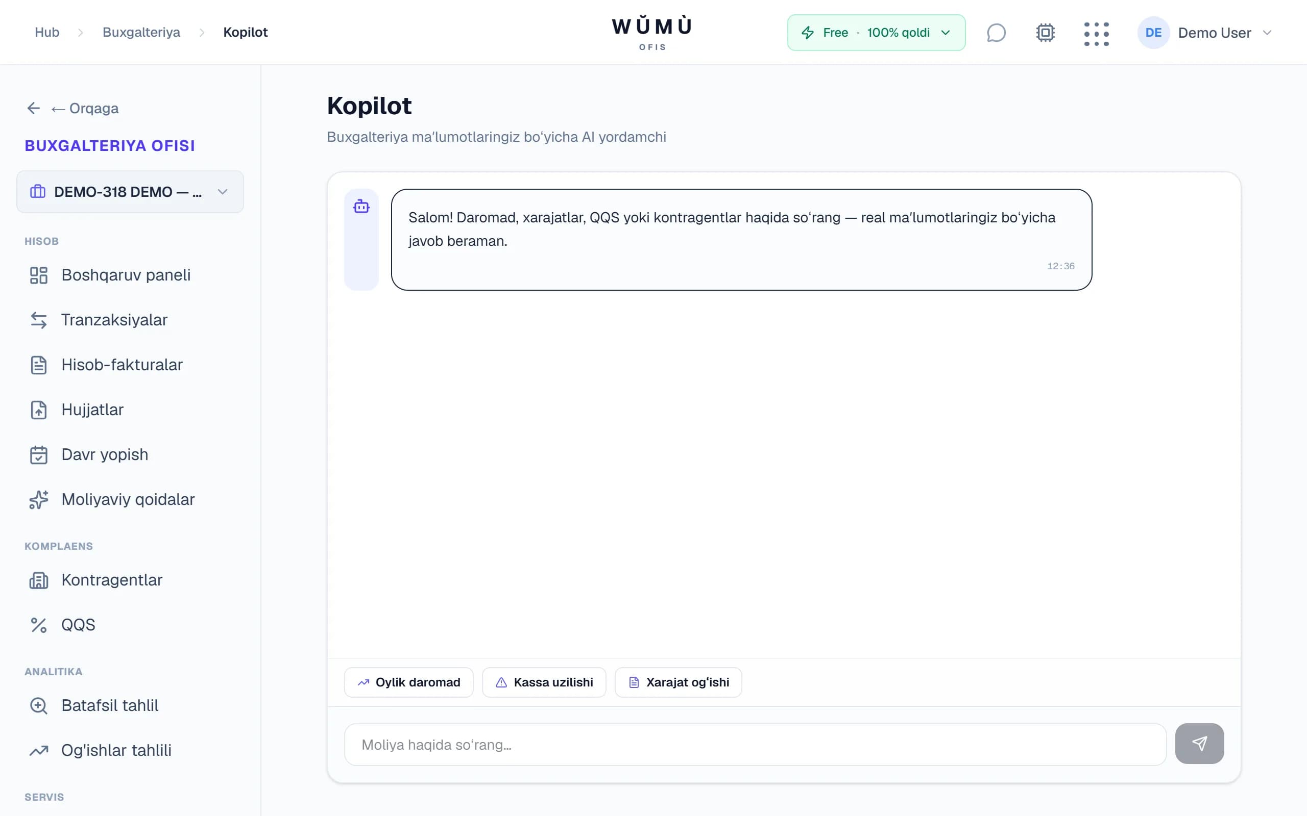 Accounting AI copilot
