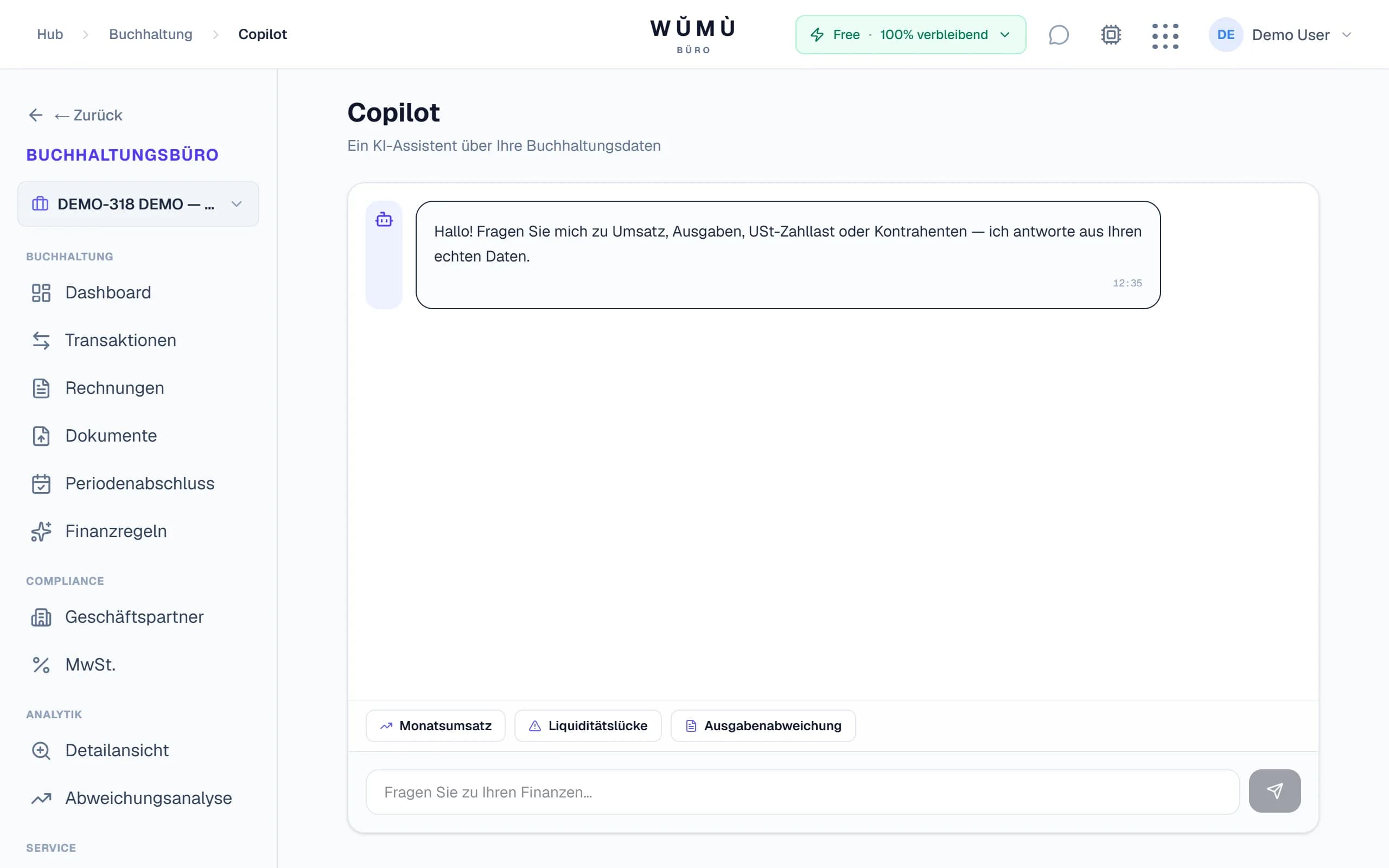Accounting AI copilot